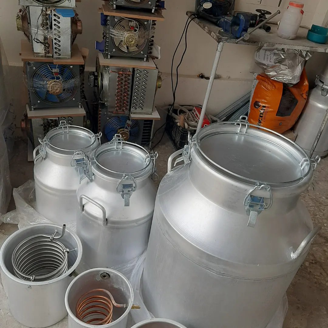 دیگ بیدون تقطیر گلابگیر و عرق چار چفت  175 لیتری  دو خروجی با شلنگ(پس کرایه)