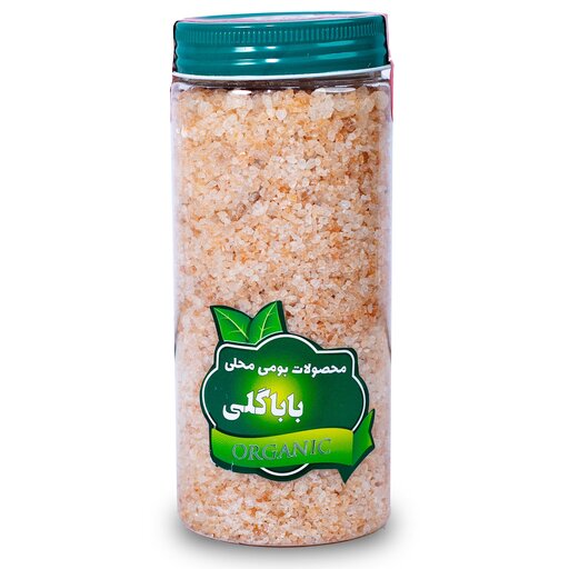 نمک معدنی صورتی هیمالیا اصل وزن 700 گرم محصول باباگلی عطار 