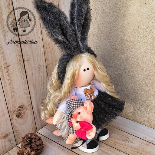 عروسک هدیه عروسک دستساز با ارتفاع 40سانتی متر 