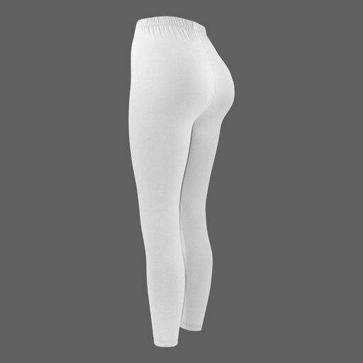 شلوار  لگ زنانه نانو رنگ سفید برند لامی فری سایز از 36 تا 50