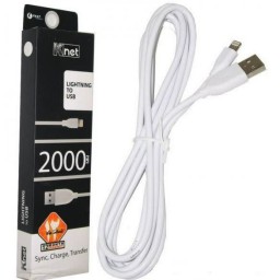کابل شارژ Lightning To USB 2m
رنگ سفید طول 2 متر
Sync, Charge, Transfer