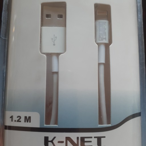کابل شارژر آیفون K-Net Plus 1.2M
8Pin to USB
iPod iPhone iPad
Charge and Sync Cable