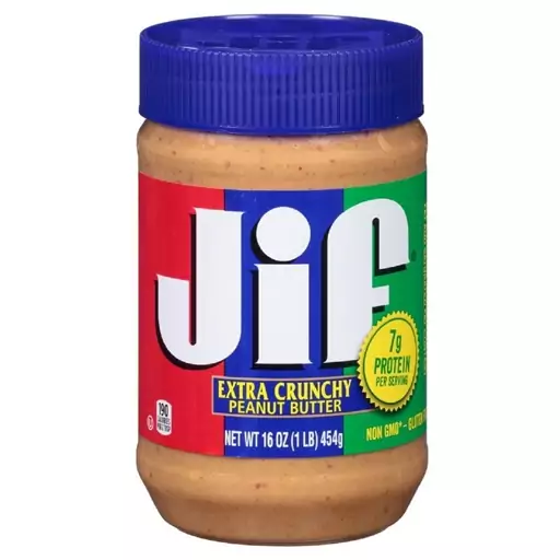 کره بادام زمینی کرانچی جیف مقدار 454 گرم
Jif Crunchy Peanut Butter