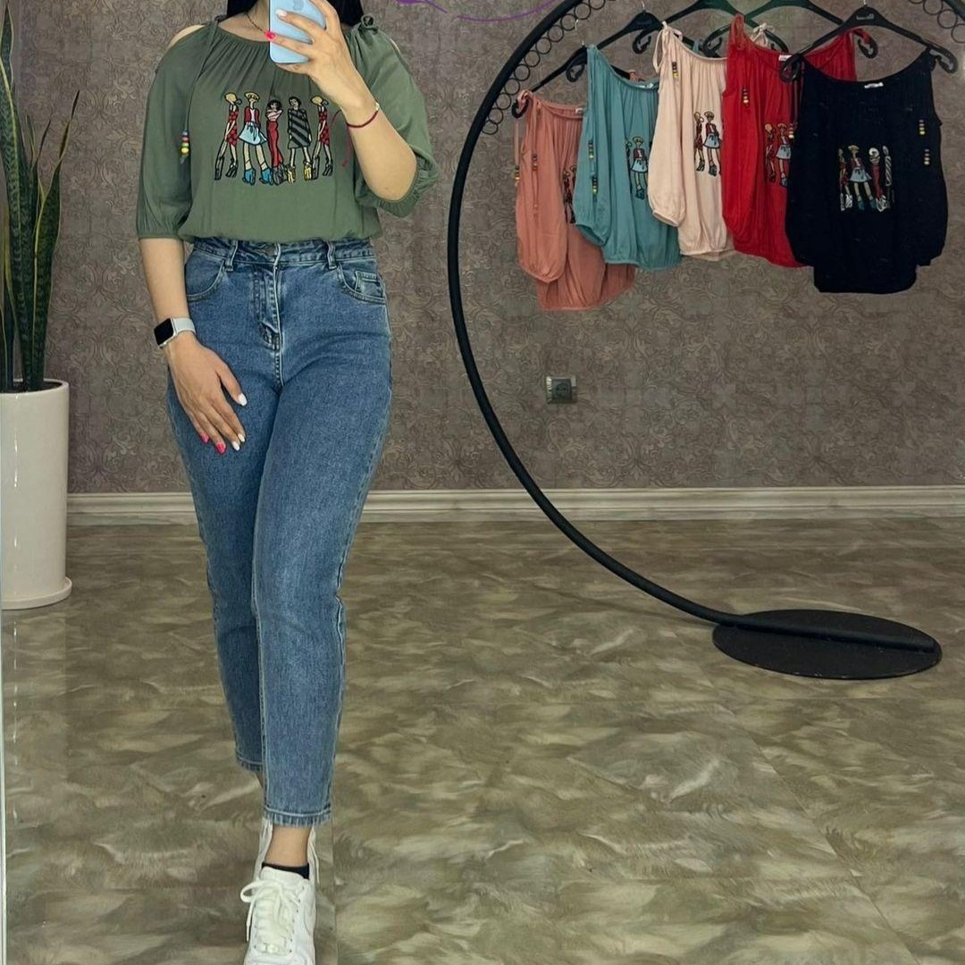 بلوز دلبر نخی ترک دارای رنگبندی و سایزبندی