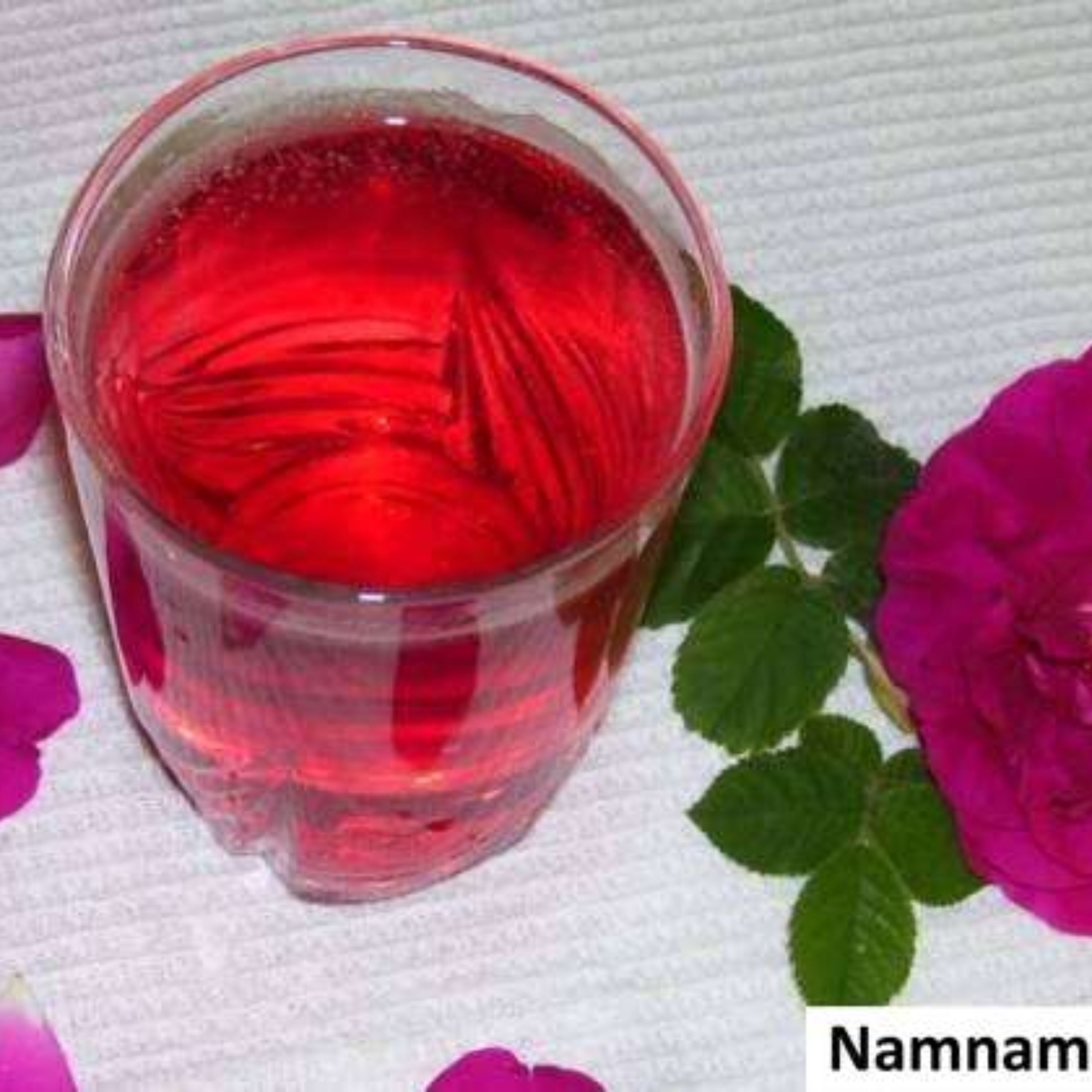 شربت گل محمدی غلیظ خانگی صددرصد طبیعی