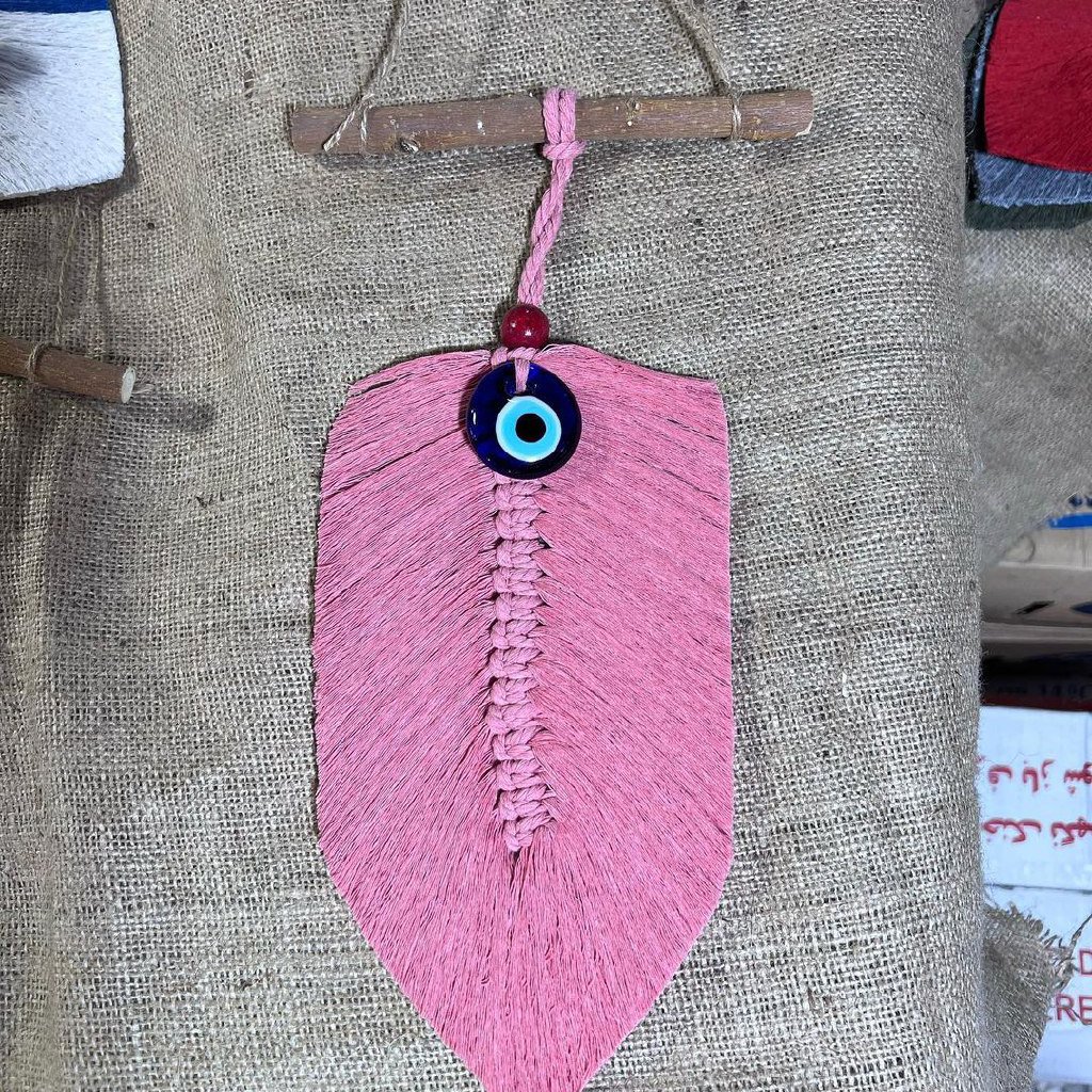 آویز مکرومه چشم و نظر 