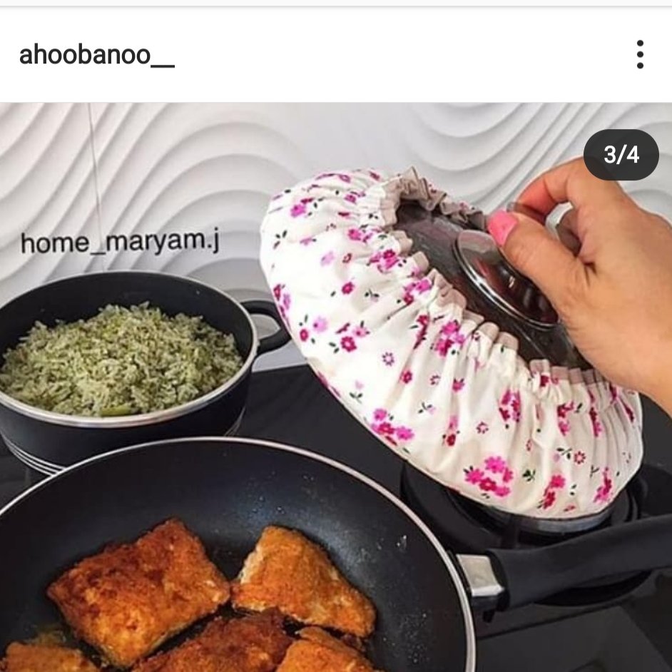 دستگیره مربعی گلدار ریز با خالخال صورتی