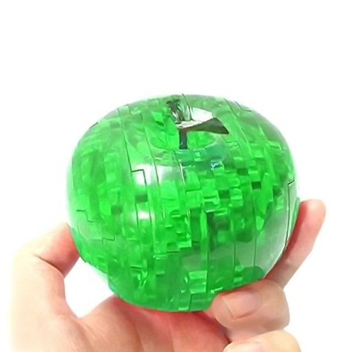 کریستال پازل سه بعدی مدل سیب