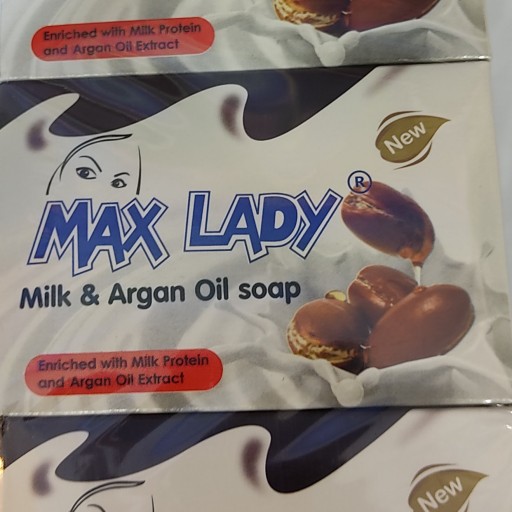 صابون شیر و روغن آرگان مکس لیدی Max Lady milk & argan oil (یک عددی)