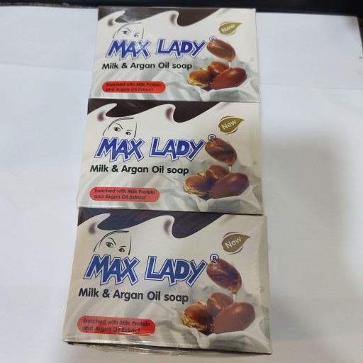 صابون شیر و روغن آرگان مکس لیدی Max Lady milk & argan oil (بسته 6 عددی)