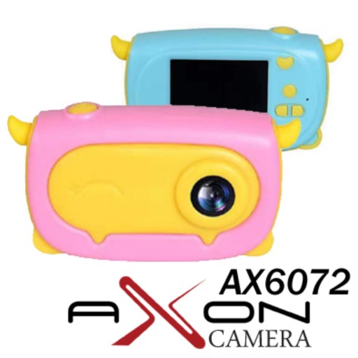 دوربین عکاسی و فیلم برادری کودک آکسون AX6072 در رنگ های آبی و صورتی