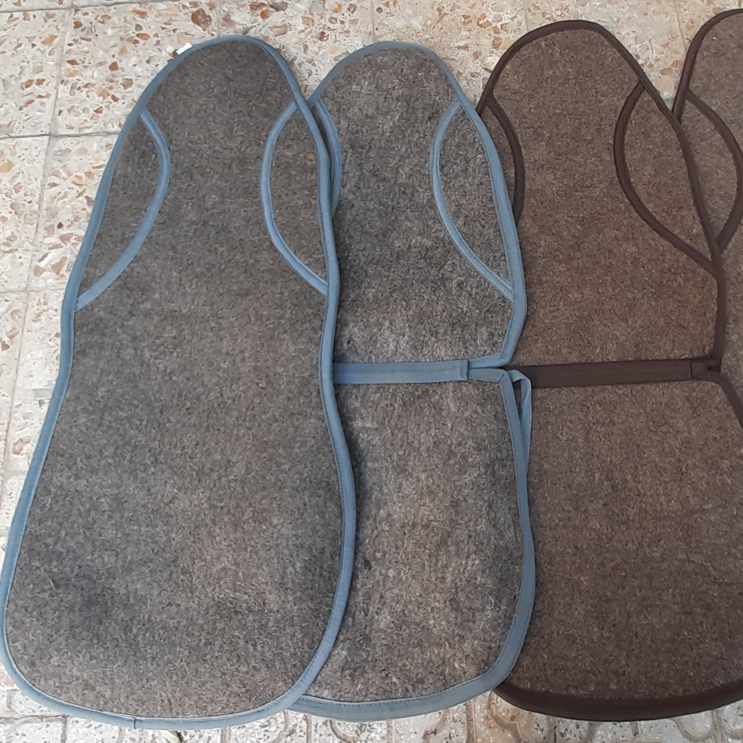 عرقگیر نمدی صندلی دوتیکه