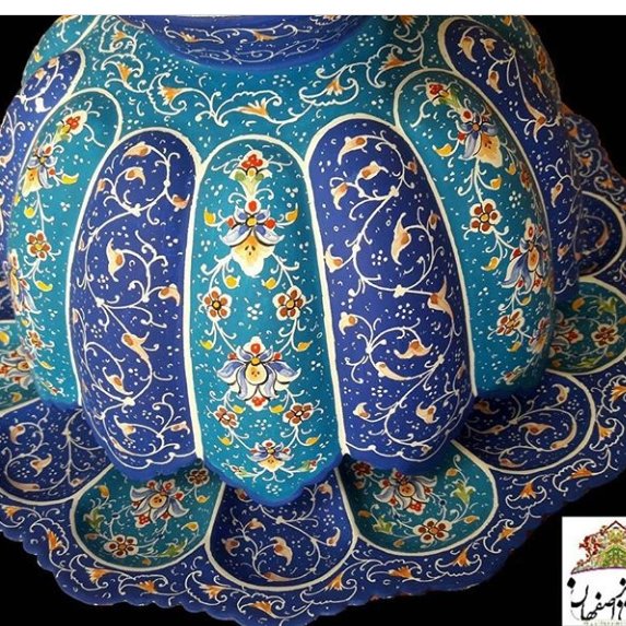 ست شیرینی و میوه خوری میناکاری