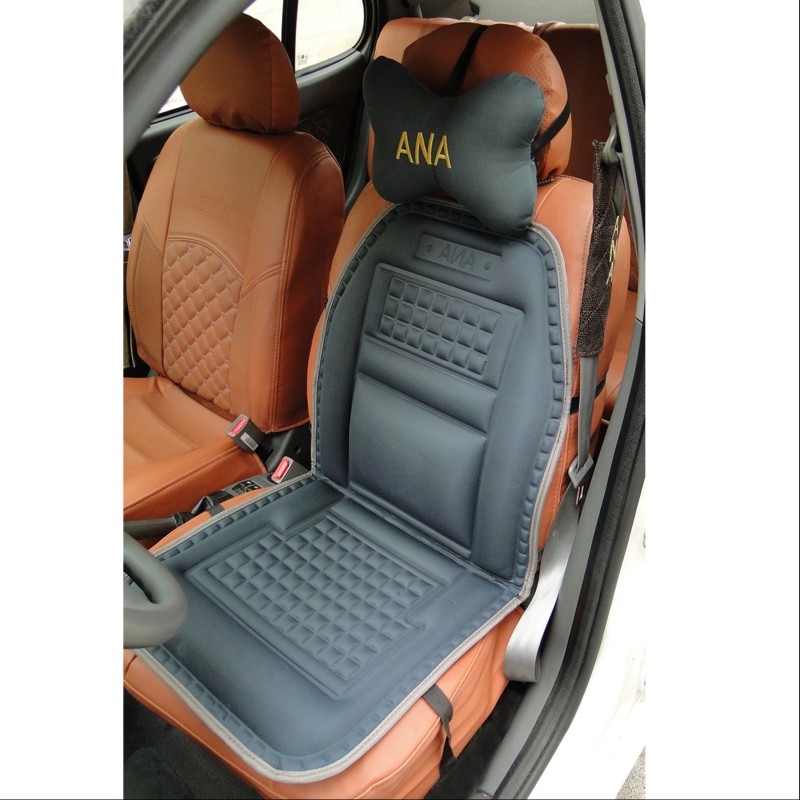 خرید و قیمت پشتی طبی صندلی خودرو طوسی مدل تیارا همراه با پشت