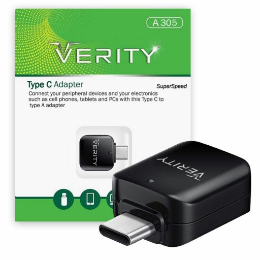 مبدل USB به Verity Type C مدل A305