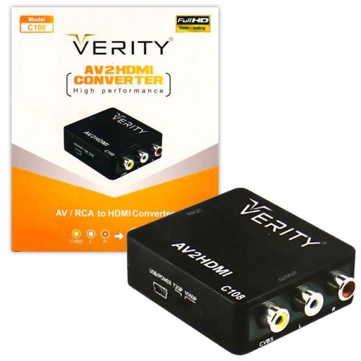 مبدل AV به HDMI برند VERITY مدل 108