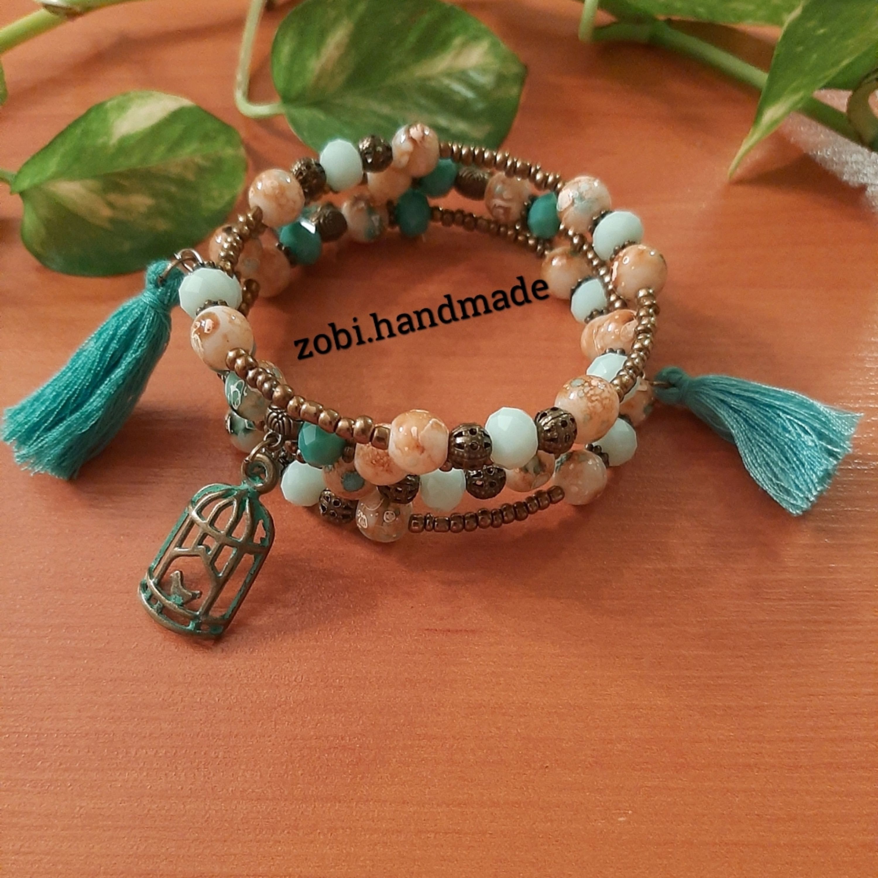 دستبند دور پیچ فیروزه