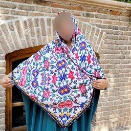 روسری زیبا و خاص با طرح کاشیکاری مسجد وکیل شیراز،  اینکار دلبر شال هم داره