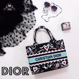 کیف دستی زنانه Dior سایز بزرگ آبرنگی مشکی