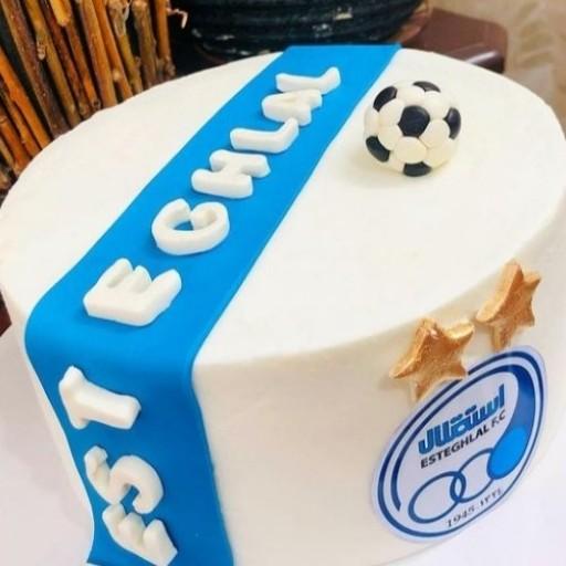 کیک خونگی مریم بانو کیک های فوتبالی استقلالی