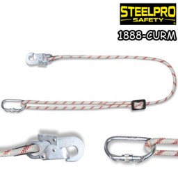 لنیارد رگلاژی (طناب قابل تنظیم) با کارابین SteelPro Safety مدل Adjustable Rope