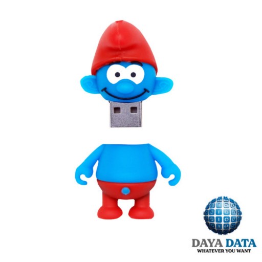 فلش مموری عروسکی 32 گیگ اسمورف رنگ قرمز USB2 با 24 ماه ضمانت DPL1022-17