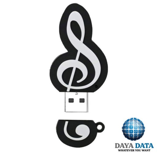 فلش مموری فانتزی 64 گیگ طرح نت موسیقی USB2 با 24 ماه ضمانت DPL1068-5