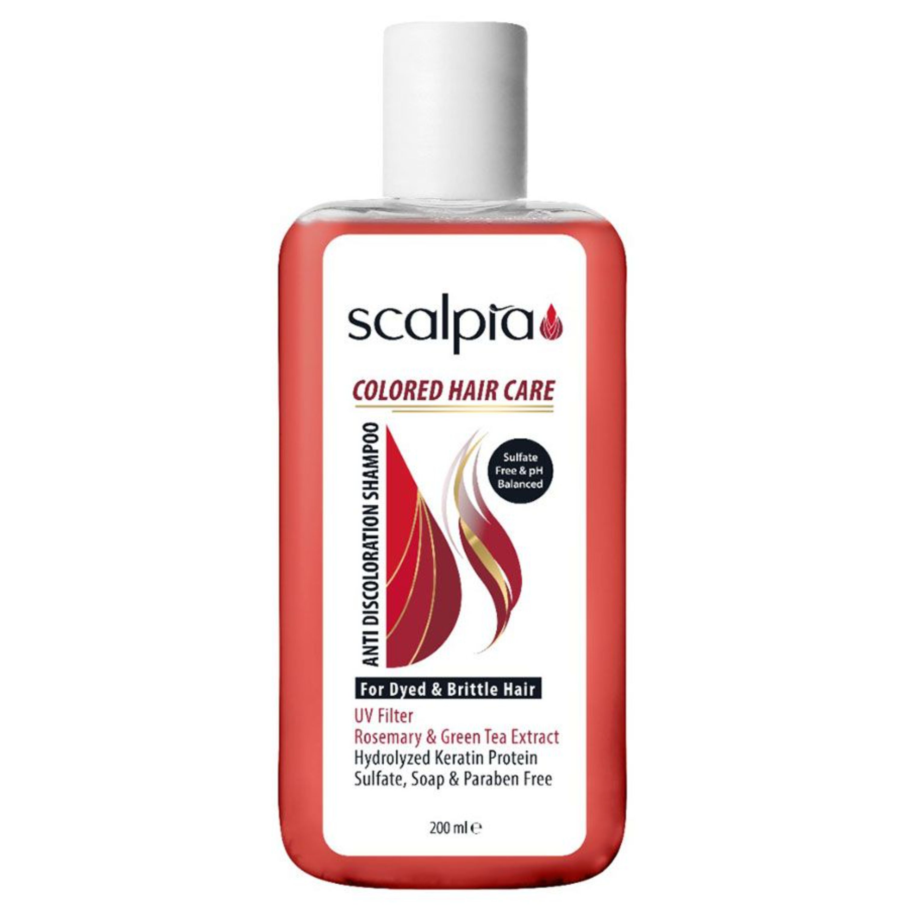 شامپو مخصوص موهای رنگ شده  Scalpia  200ml 