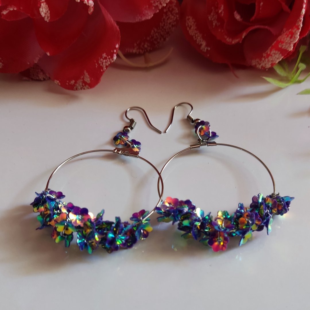 گوشواره های پولکی