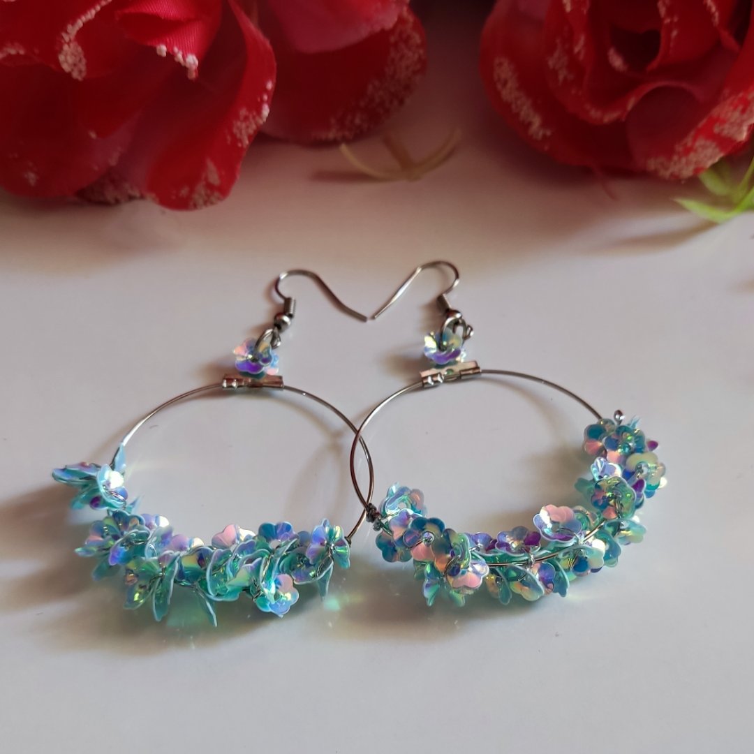 گوشواره های پولکی