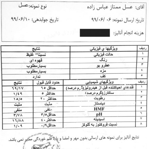 پک دو عددی عسل طبیعی گون - 2000 گرم