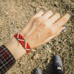 دستبند دوستی - طرح هندوانه یلدایی