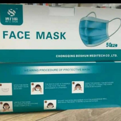 ماسک 3لایه پزشکی ملت بلون دار