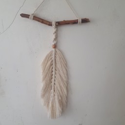 دیوارکوب برگ مکرومه کد112