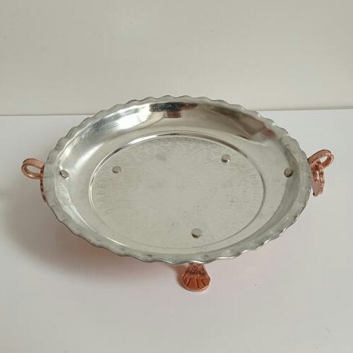 مجمع یا دیس گرد مسی پایه کوتاه 21 سانتی نانو شده