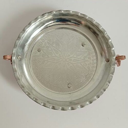 مجمع یا دیس گرد مسی پایه کوتاه 21 سانتی نانو شده
