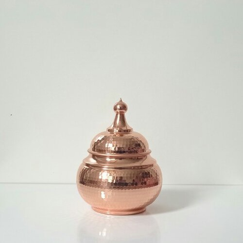 قندان مسی  طرح گنبدی نانو شده