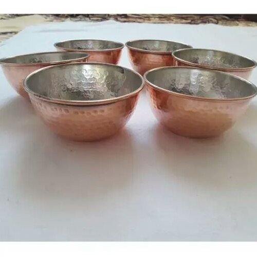 سرویس پیاله مسی 6 عددی نانو شده سایز 2