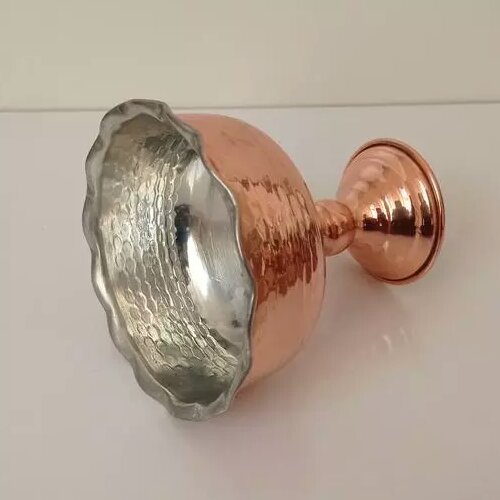تخمه خوری پایه دار تک نفره مسی چین خور نانو شده
