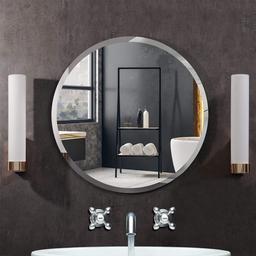 آینه گرد دکوری و دیواری تراش دار قطر 60 سانت