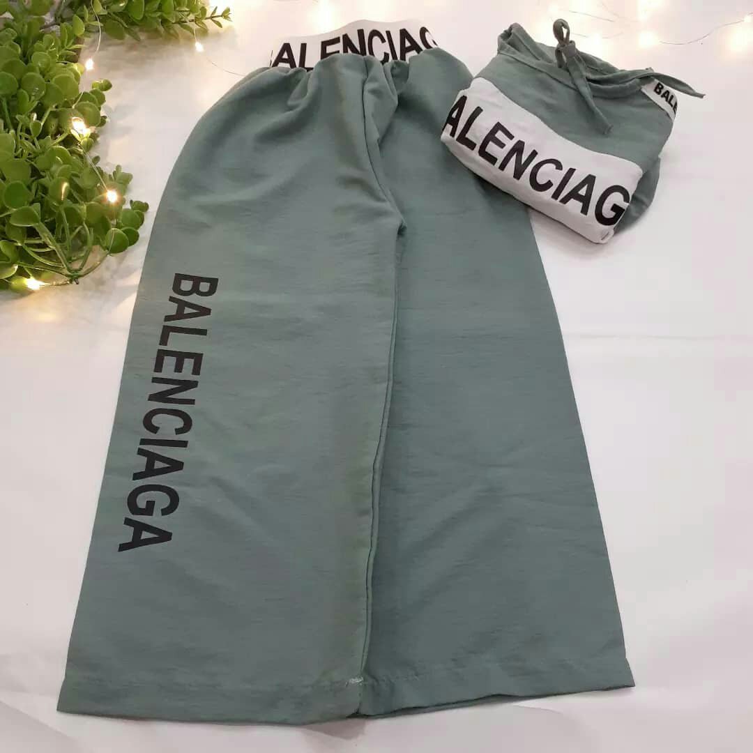 ست کرپ شلوار دخترانه بچگانه جنس ابروبادی  مخصوص مهمانی و بیرونی