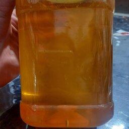 عسل گون درجه یک تضمینی مستقیم گرفته شده از موم به همراه تکه های موم عسل