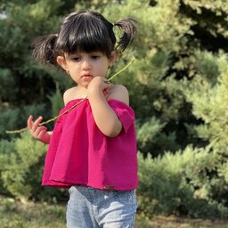 لباس کودک دخترانه مناسب نوروز.سرخابی رنگ سال ،رنگ بندی آزاد.قیمت 0 تا 3 سال 150