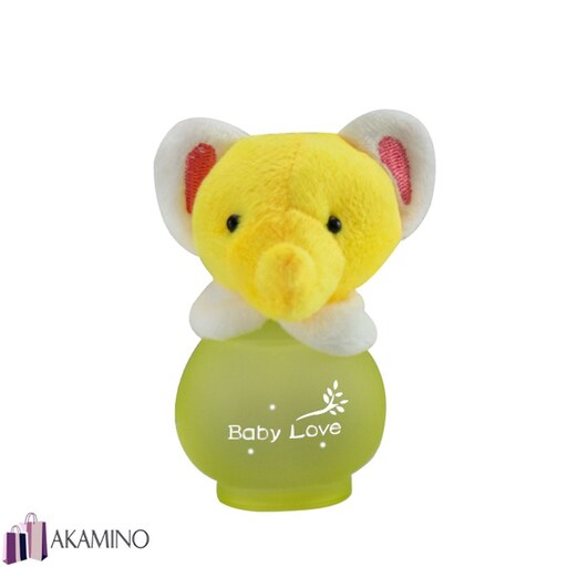 ادکلن بچگانه عروسکی Baby love مدل فیل زرد