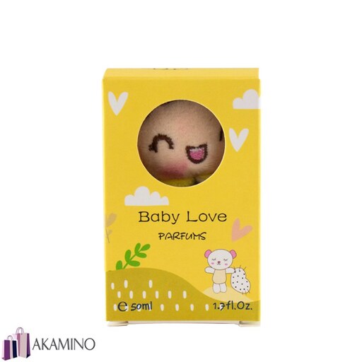 ادکلن بچگانه عروسکی Baby love مدل دختر