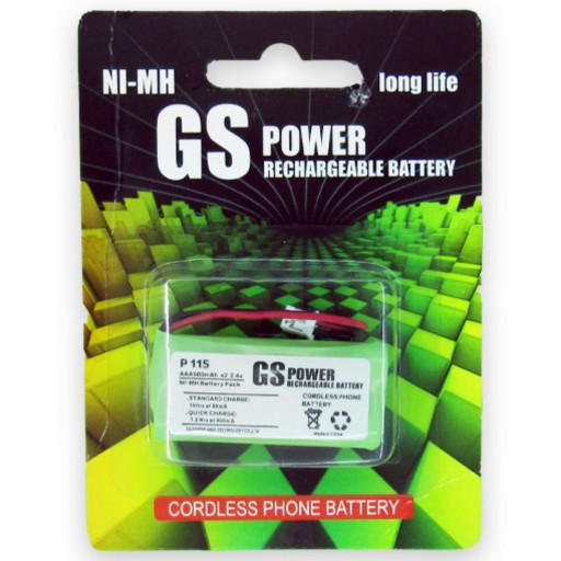 باتری شارژی تلفن بیسیم جی اس پاور  مدل GS POWER  P 115