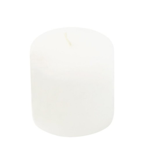 شمع استوانه ای 05 سفید 5