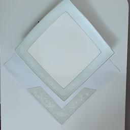 دستمال زیر بشقابی ست ظروف فیروزه ای (12 عددی)(سفارش با هماهنگی قبلی)