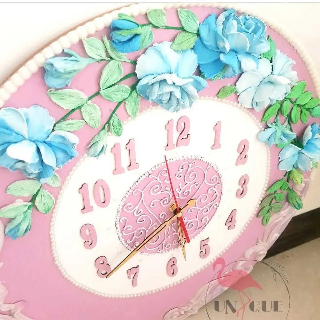 ساعت دیواری جهیزیه قطر 50 اماده ارسال