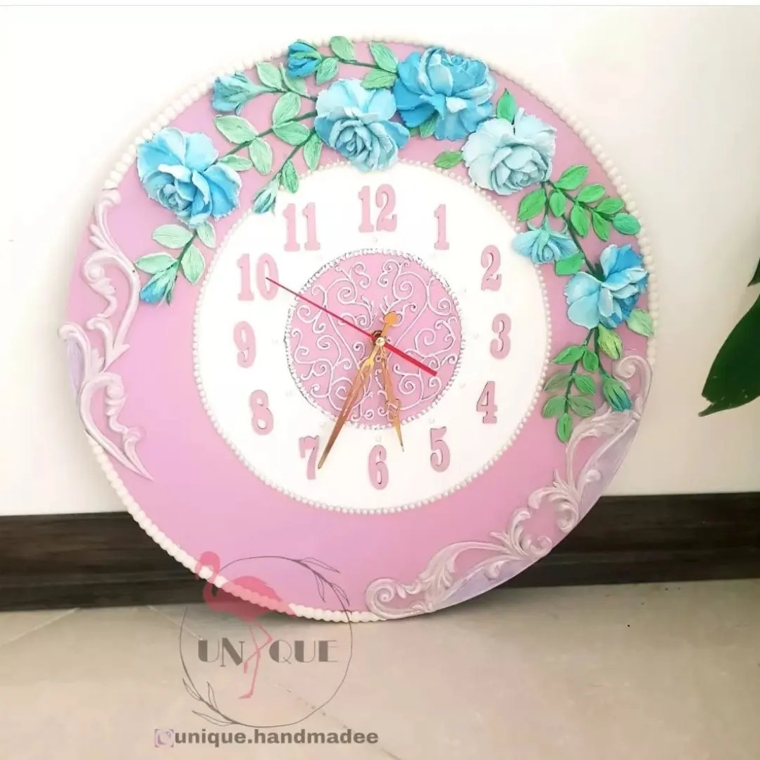 ساعت دیواری جهیزیه قطر 50 اماده ارسال